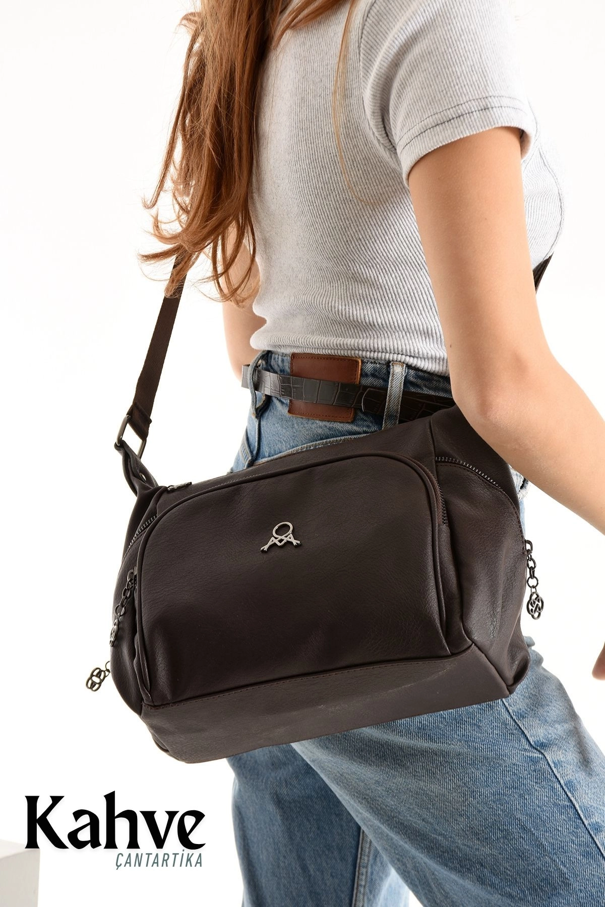 Verona 9 Bölmeli Çapraz Kadın Çantası