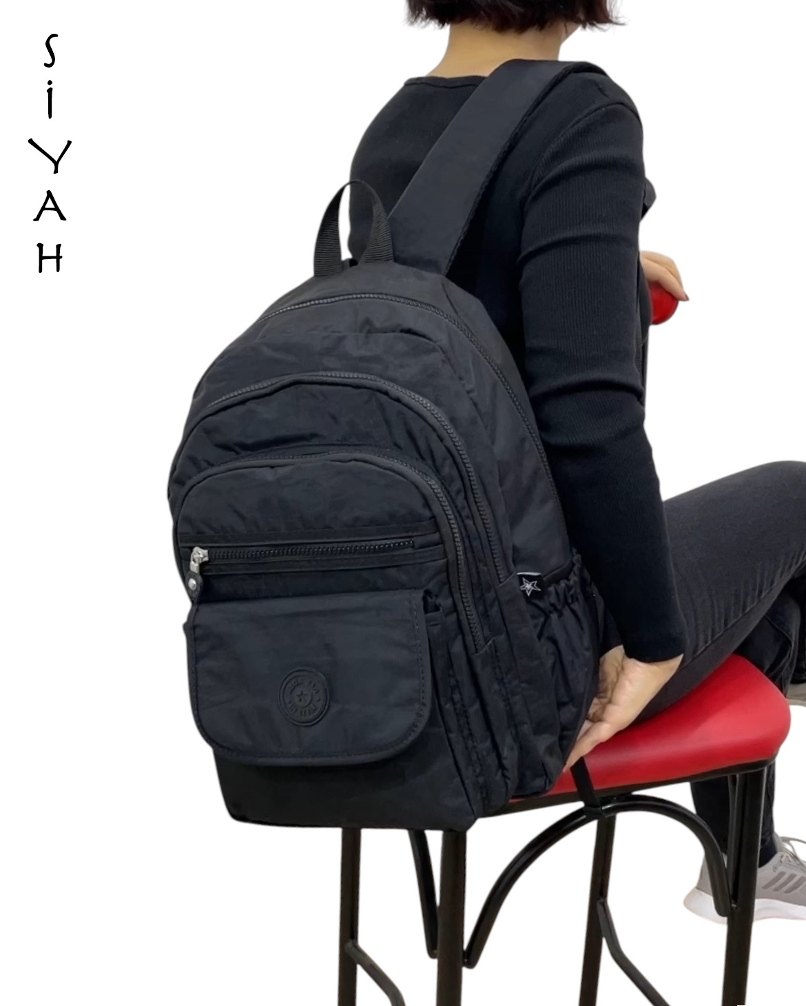 Olivia 8 Bölmeli Su Geçirmez Kadın Sırt Çantası