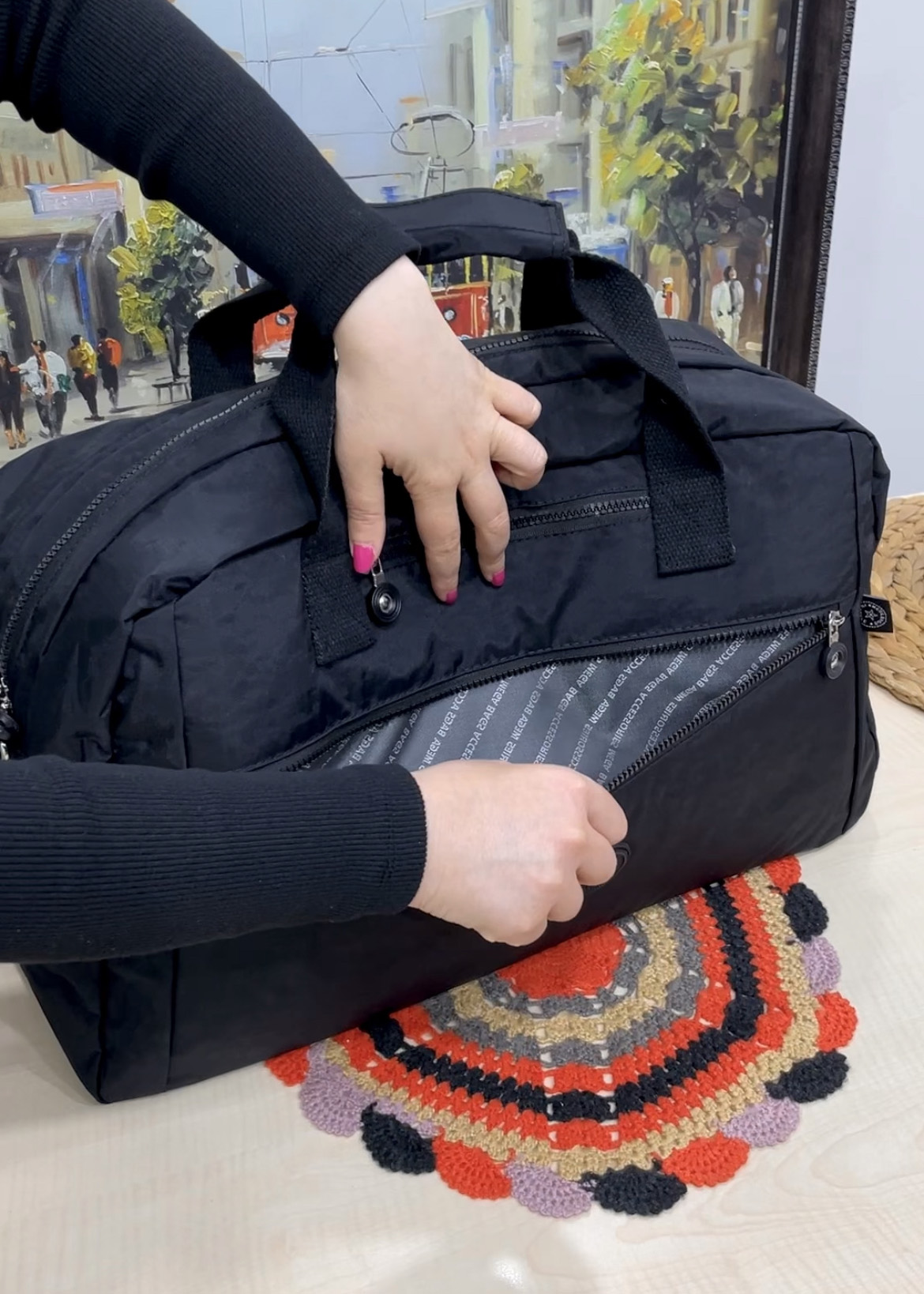 Sheldon 6 Bölmeli Kabin Boy Unisex Seyahat Çantası