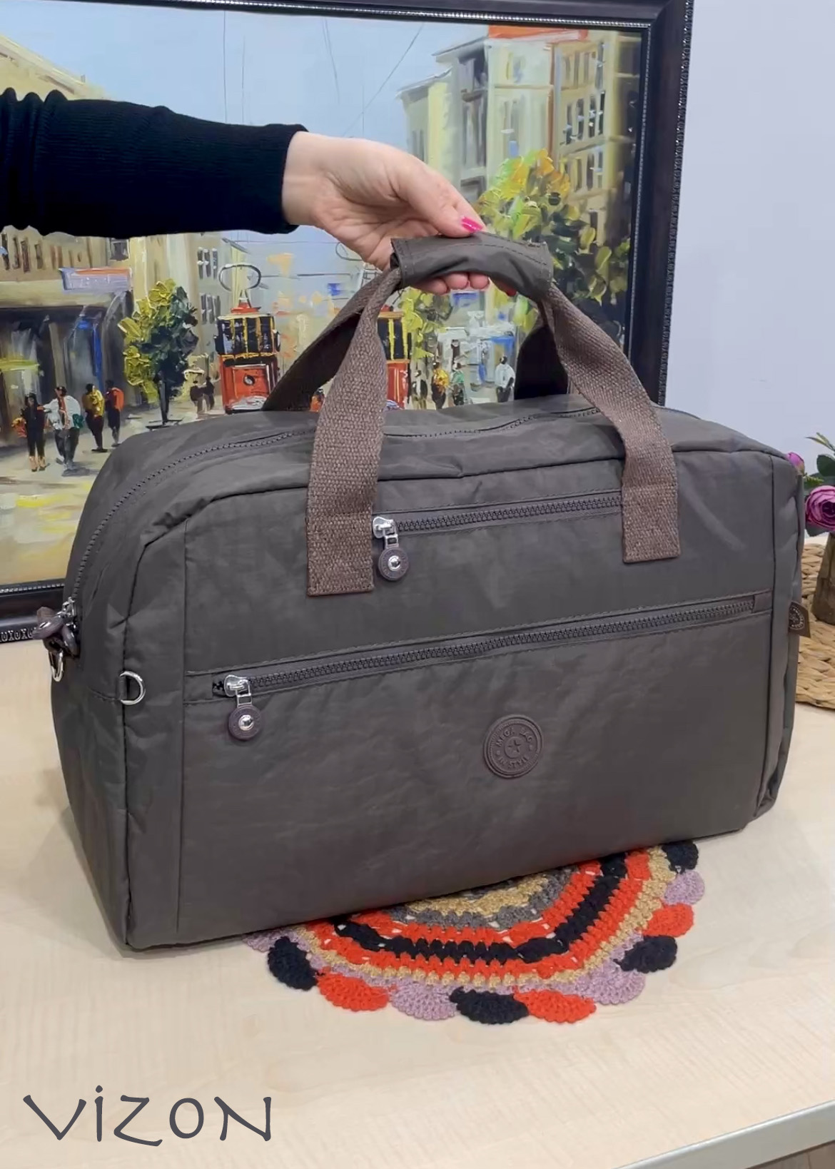 Sheldon 6 Bölmeli Kabin Boy Unisex Seyahat Çantası