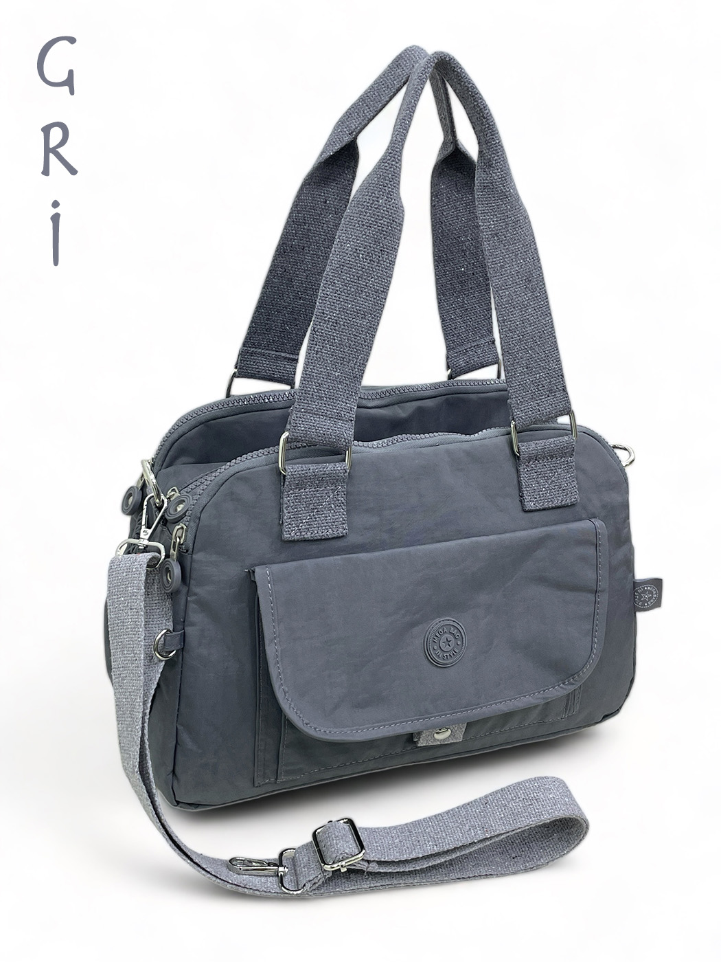 Jenna 10 Bölmeli Omuz ve Çapraz Askılı Kadın Çantası