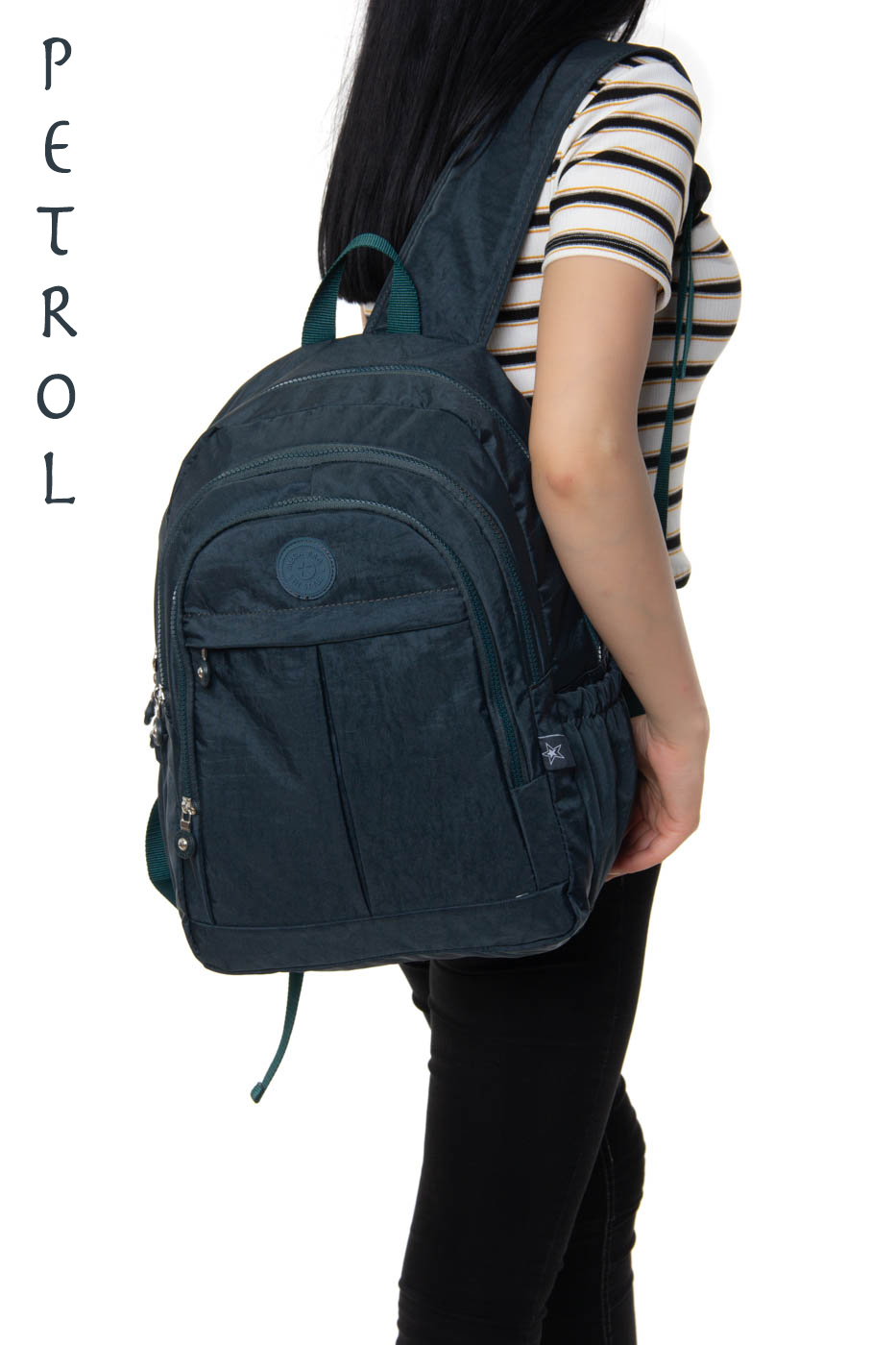 Lona Unisex Tasarım 7 Bölmeli Sırt Çantası
